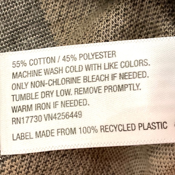 Goodfellow & Co Buffalo Plaid Flannel Shirt Tan Black Long Sleeve Size Large - Picture 6 of 7